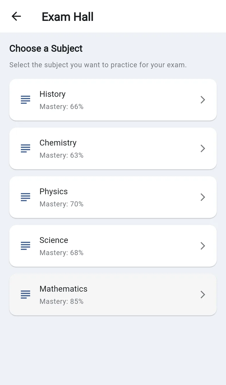 The Idasara Academy app on a phone