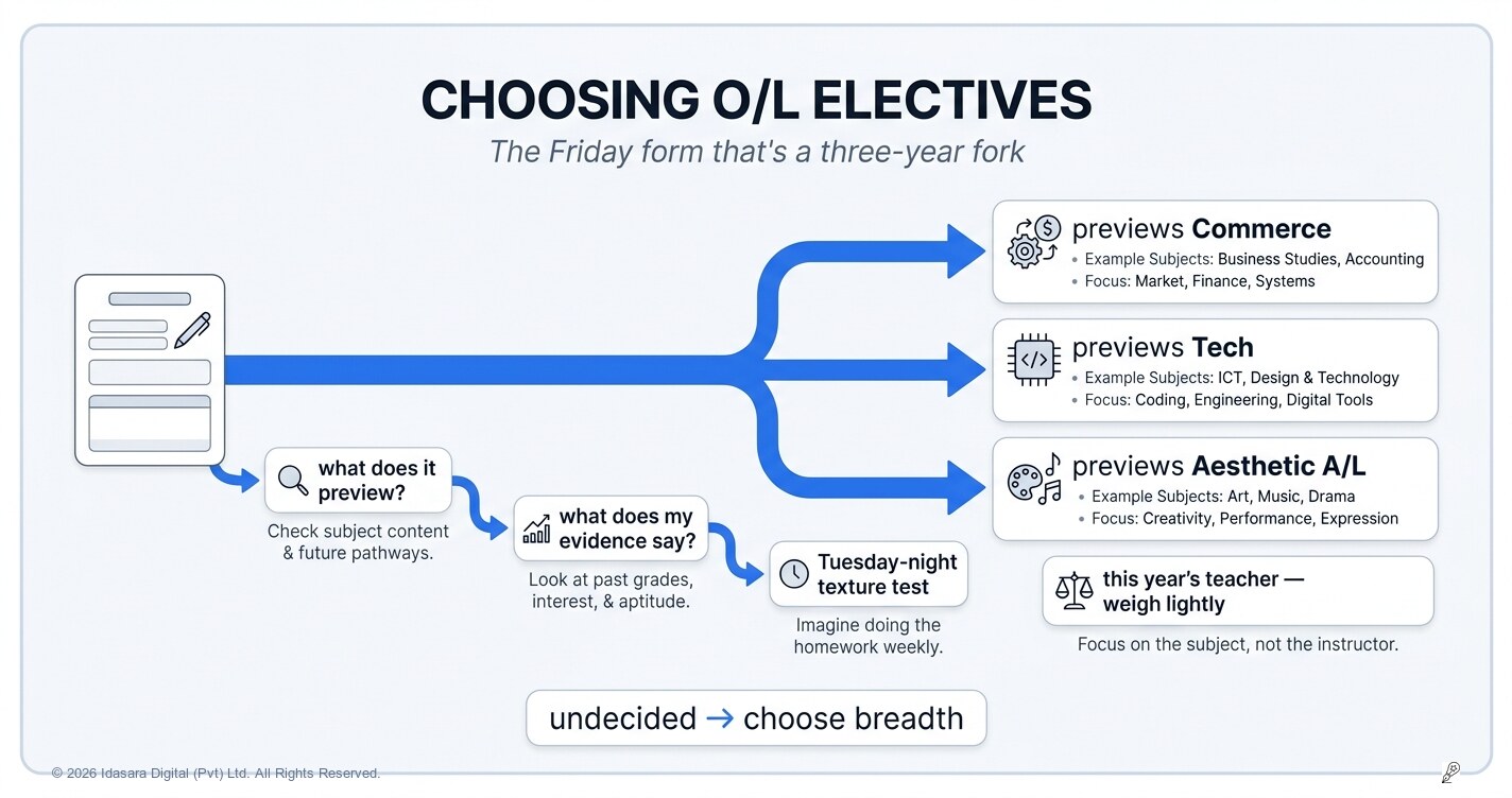 Choosing Your O/L Electives: The First Fork Nobody Treats Like One
