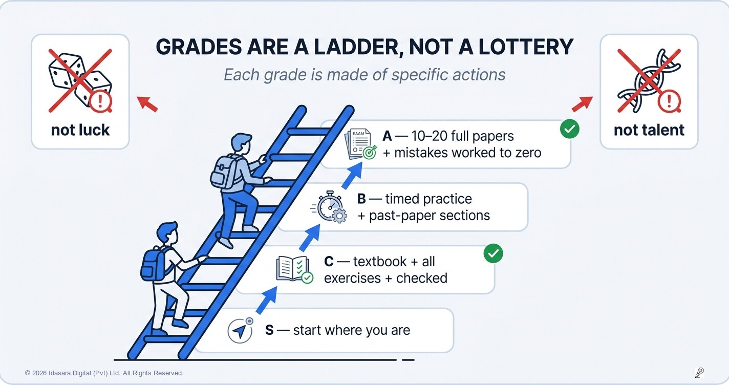 Grades Are a Ladder, Not a Lottery