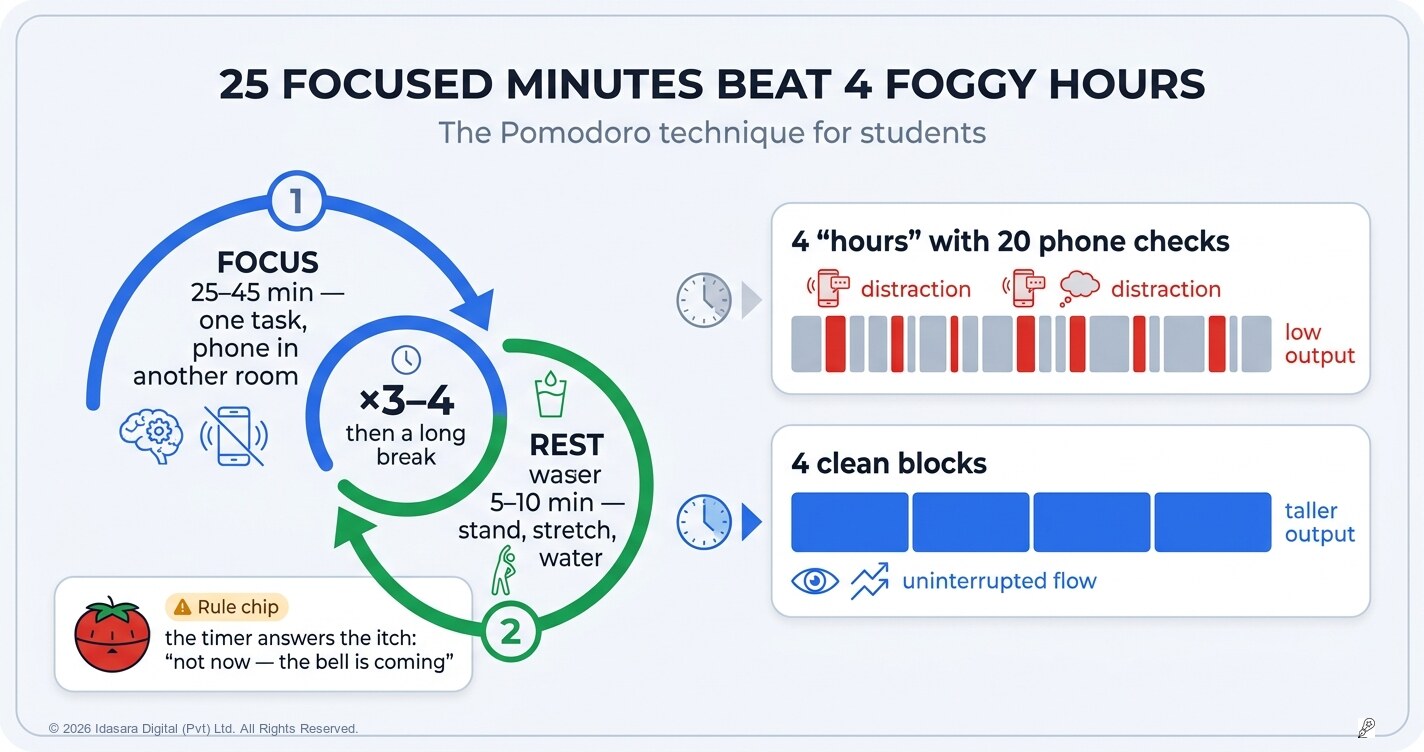 The Pomodoro Technique: Why 25 Focused Minutes Beat 4 Distracted Hours