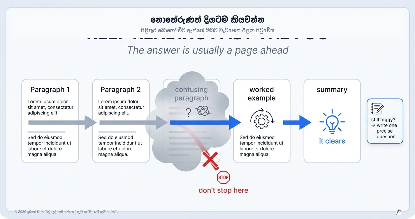 නොතේරුණත් දිගටම කියවන්න — ඒක වැදගත් වෙන්නේ ඇයි?
