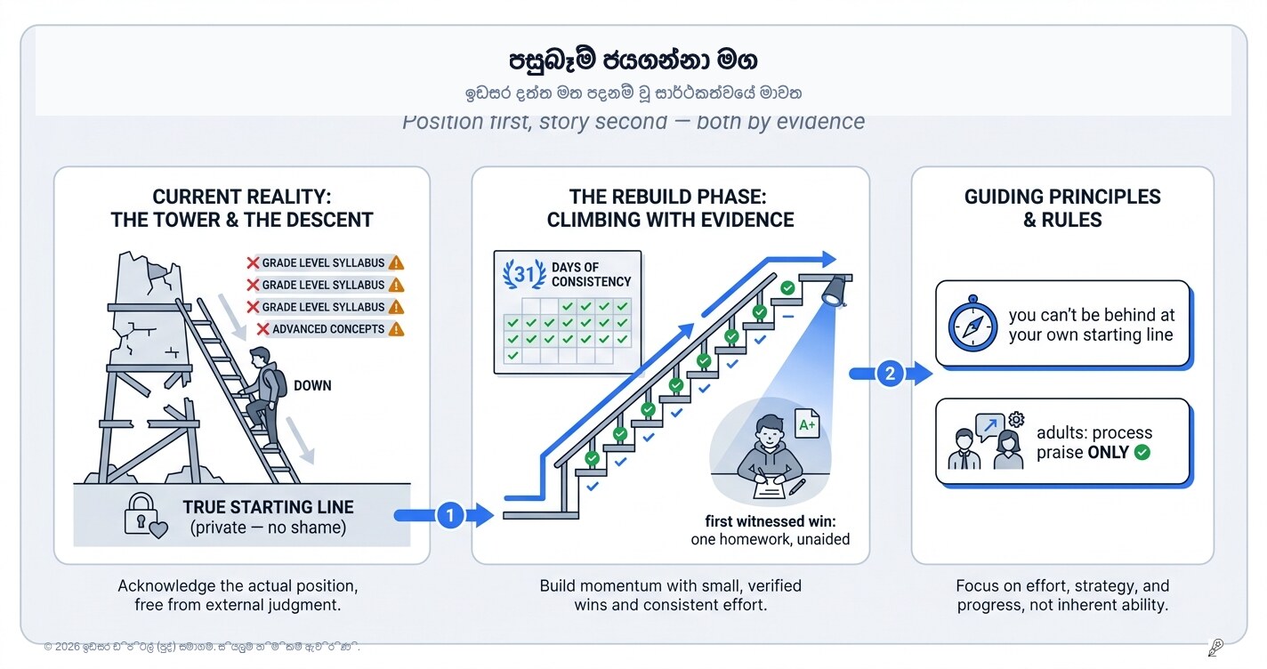 S සහ F වලින් පටන්ගෙන ගොඩයන හැටි: 'Comeback' ක්රමවේදය